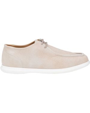 Testoni Lace-Up Shoes Leather - White