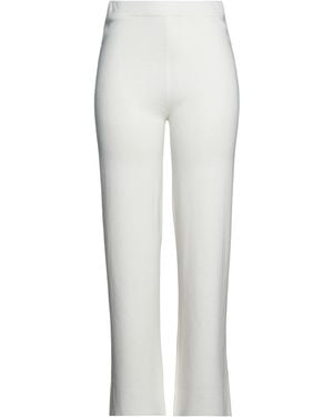 Clips Ivory Pants Wool, Acrylic - White
