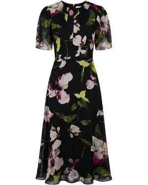 Erdem Midi Dress Silk - Black