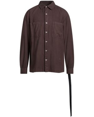 Rick Owens Shirt Cotton - Brown