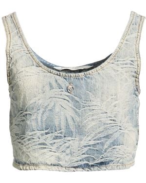 Palm Angels Top Cotton - Gray