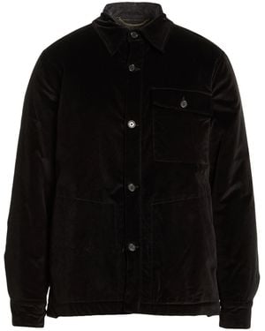 Department 5 Jacket Cotton, Elastane - Black