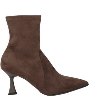Sergio Levantesi Ankle Boots Textile Fibers - Brown