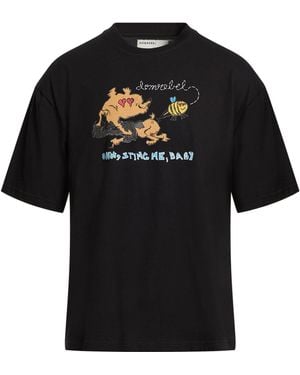 DOMREBEL T-Shirts - Black