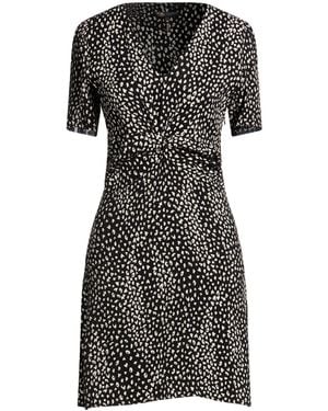 Maje Mini Dress Cupro, Viscose - Black