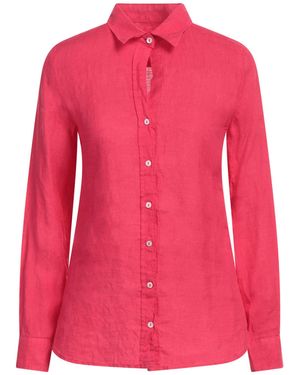 120% Lino Hemd - Pink