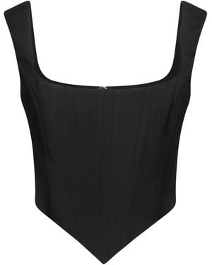 GIUSEPPE DI MORABITO Top Virgin Wool - Black