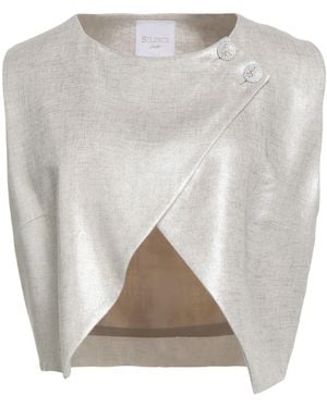 SILENCE LIMITED Top Rayon, Linen - White