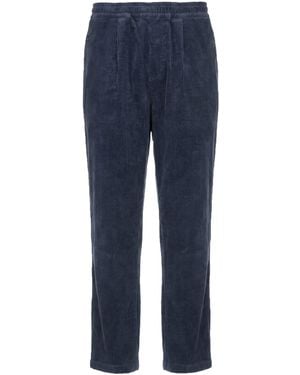 FAMILY FIRST Trousers Cotton, Polyamide, Elastane - Blue