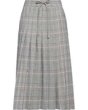 Semicouture Midi Skirt - Grey