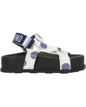 Moschino Sandals Textile Fibers - Blue