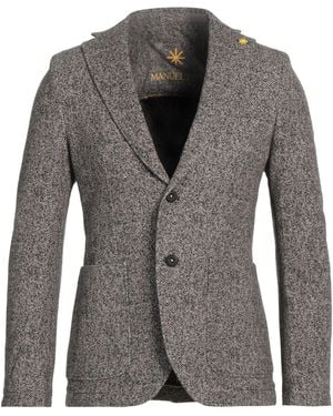 Manuel Ritz Blazer Cotton, Elastane - Gray