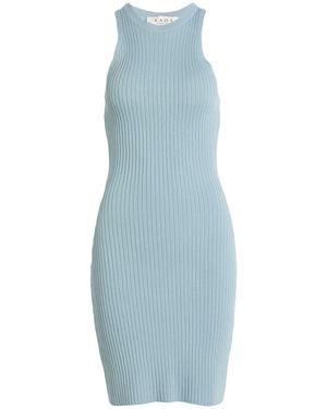 Kaos Light Mini Dress Viscose, Polyamide - Blue