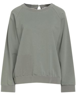 Cappellini By Peserico Military T-Shirt Cotton, Elastane, Silk - Gray