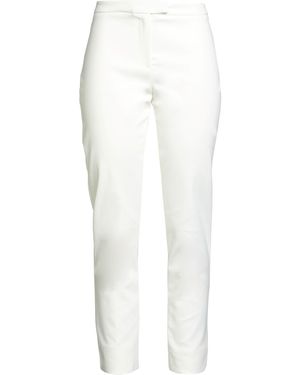Eleventy Ivory Pants Cotton, Polyamide, Elastane - White