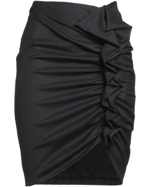 Nina Ricci Mini Skirt Wool - Black