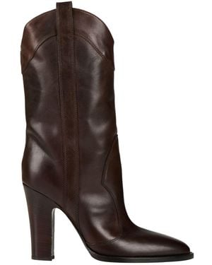 Paris Texas Ankle Boots Leather - Brown