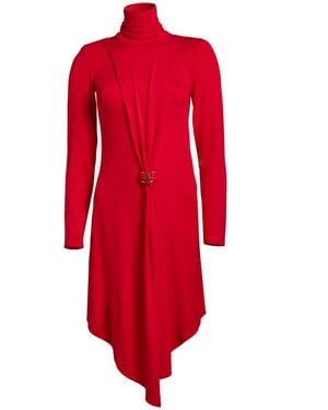 Elisabetta Franchi Mini Dress Viscose, Elastane - Red
