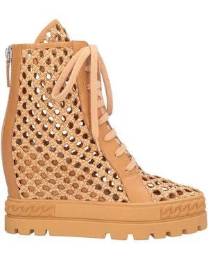 Casadei Ankle Boots Leather - Natural
