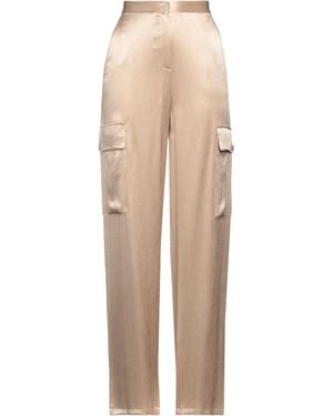Caractere Sand Trousers Viscose, Polyester - Natural