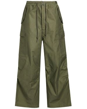 Junya Watanabe Military Pants Cotton, Polyurethane - Green