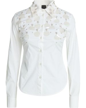 Pinko Shirt Cotton, Polyamide, Elastane, Metal, Glass - White