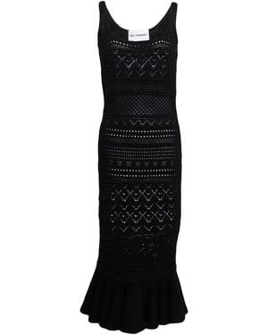DES_PHEMMES Midi Dress - Black