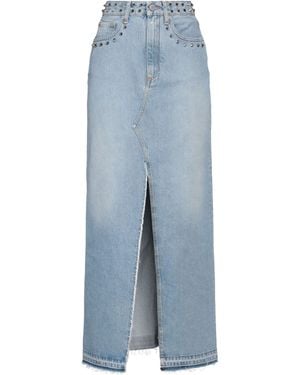 Alessandra Rich Denim Skirt - Blue