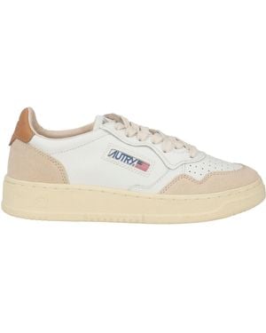Autry Sneakers Leather, Textile Fibers - White