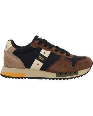 Blauer Sneakers - Marrone