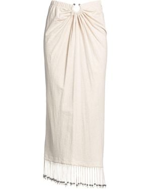 Rabanne Maxi Skirt Organic Cotton - White