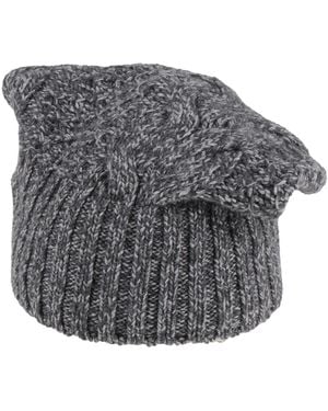 Ermanno Scervino Life Hat Wool, Viscose, Polyamide, Cashmere - Gray