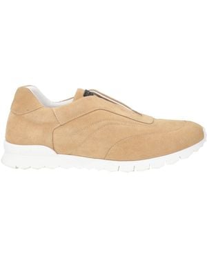 Kiton Sneakers Leather - Natural