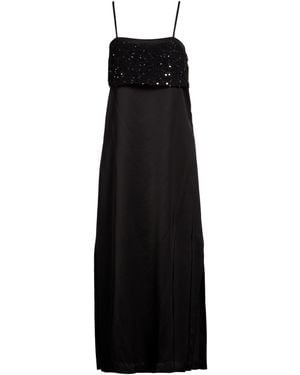 Peserico Midi Dress Viscose - Black