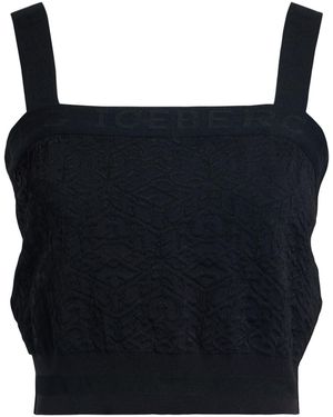 Iceberg Top Viscose, Polyamide - Black