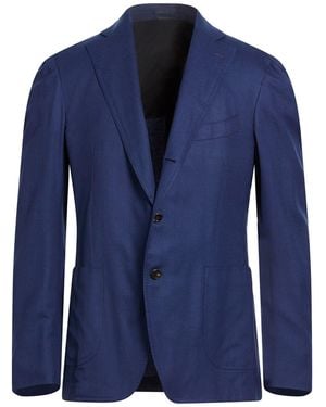 Lardini Blazer Wool, Silk, Elastane - Blue