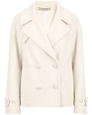 Tagliatore 0205 Ivory Coat Virgin Wool - Natural