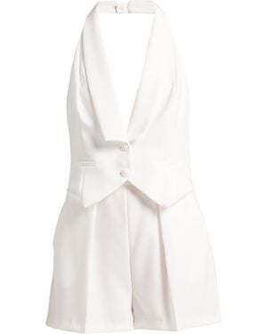 Elisabetta Franchi Playsuit Polyester - White