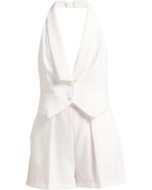 Elisabetta Franchi Playsuit Polyester - White