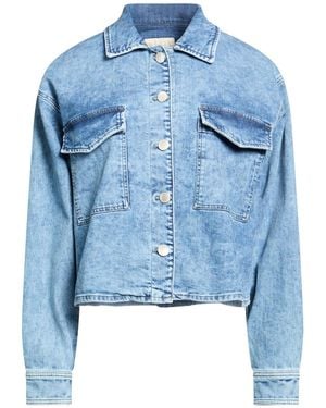 19.70 Nineteen Seventy Denim Outerwear Cotton, Elastomultiester, Elastane - Blue