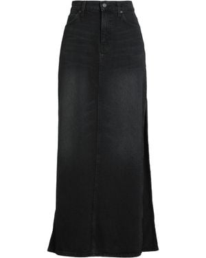 Mother Denim Skirt Recycled Cotton, Lyocell, Cotton - Black