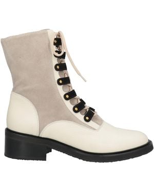 Pollini Botines De Caña Alta - Neutro