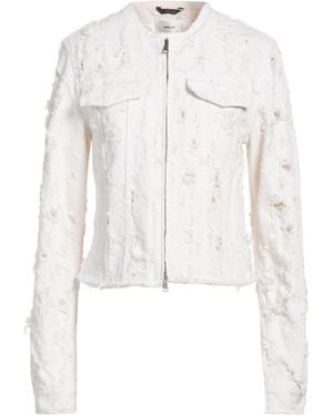 Haikure Denim Outerwear Cotton - White