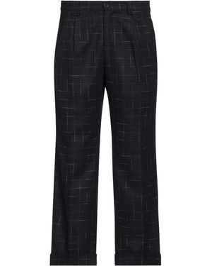 Daniele Alessandrini Midnight Trousers Wool, Polyester, Polyamide, Cotton - Blue