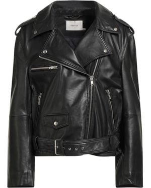Gestuz Jacket Sheepskin - Black