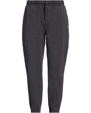 Guess Charcoal Pants Cotton, Elastane - Gray
