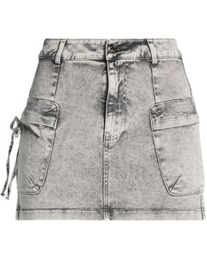 Soallure Denim Skirt Cotton, Elastane - Gray
