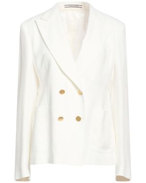 Tagliatore 0205 Blazer Viscose, Polyamide, Lyocell - White
