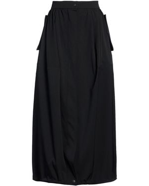 Max Mara Midi Skirt Virgin Wool, Elastane - Black
