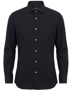 Barba Napoli Shirt Cotton - Blue